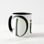 花型女性歌手のマグ マグカップ (正面左)