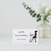 花型女性歌手の名刺 名刺 (スタンド正面)