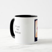 花型女性歌手の安価でファンキーな第40誕生日プレゼント-マグ マグカップ (正面左)