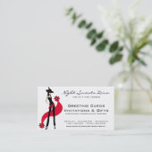 花型女性歌手カード 名刺 (スタンド正面)