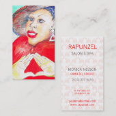 花型女性歌手愛 名刺 (正面/裏面)