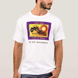 花型女性歌手犬メンズTシャツ版1 Tシャツ