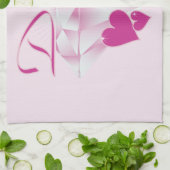 花型女性歌手 キッチンタオル (折り畳み)