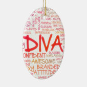 花型女性歌手 セラミックオーナメント (右)