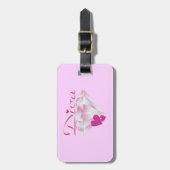 花型女性歌手 ラゲッジタグ (正面縦)