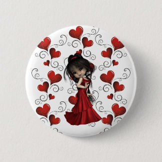 花型女性歌手Pin 缶バッジ