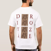 花型女性歌手ROZE VI Tシャツ (裏面)