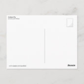 花壇のモルモット ポストカード (裏面)