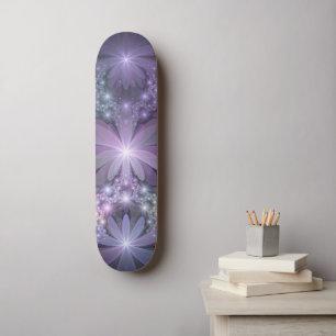 花壇トレンディー光沢のある抽象芸術フラクタルアート スケートボード