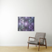 花壇トレンディー光沢のある抽象芸術フラクタルアート タペストリー (インサイチュ(横))