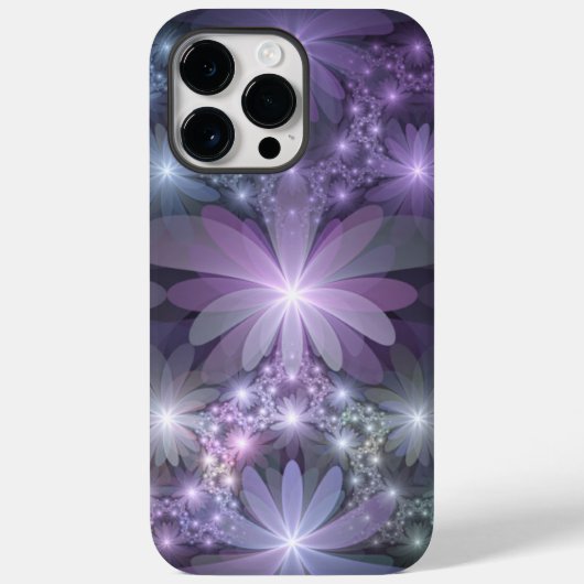 花壇トレンディー光沢のある抽象芸術フラクタルアート Case-Mate iPhoneケース (裏面)