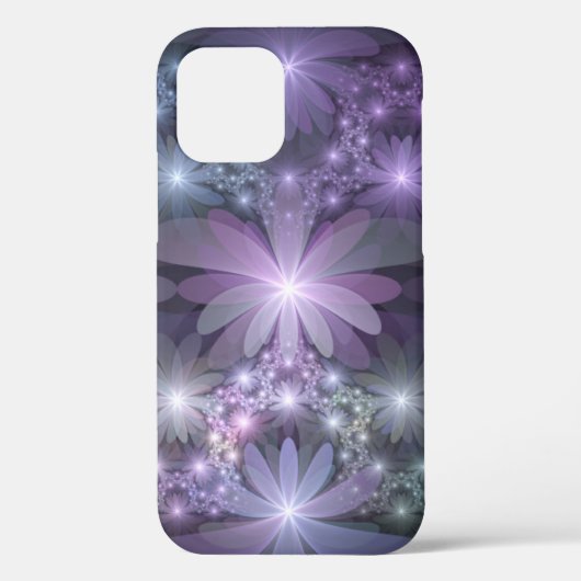 花壇トレンディー光沢のある抽象芸術フラクタルアート Case-Mate iPhoneケース (裏面)