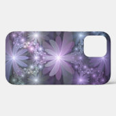 花壇トレンディー光沢のある抽象芸術フラクタルアート Case-Mate iPhoneケース (裏面 (横))