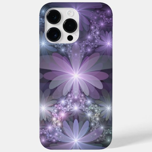花壇トレンディー光沢のある抽象芸術フラクタルアート Case-Mate iPhoneケース (裏面)