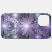 花壇トレンディー光沢のある抽象芸術フラクタルアート Case-Mate iPhoneケース (裏面 (横))