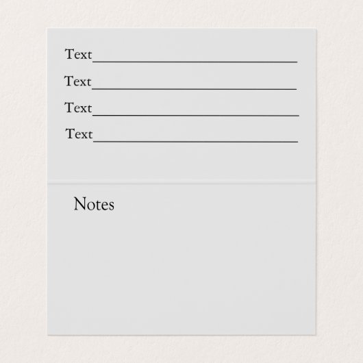 花壇用の黒と白のユリの花 名刺 (内部フラット)
