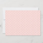 花壇誕生日のリス 招待状 (裏面)