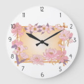 花壇 ラージ壁時計 (正面)