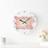 花壇 ラージ壁時計 (ホーム)