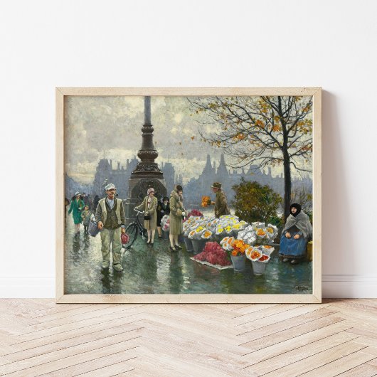 花売り | ポール・フィッシャー ポスター