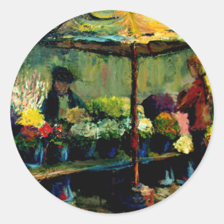 花売り ラウンドシール