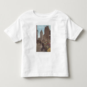 花売り、Kearny及びマーケットストリート33番地 トドラーTシャツ
