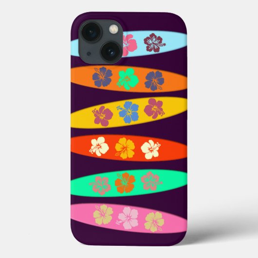 花女の子らしのサーフボード Case-Mate iPhoneケース (裏面)