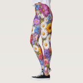 花女性レギンス，色鮮やかな女性のラギンス レギンス (左)