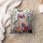 花女性用枕 クッション (ブランケット)