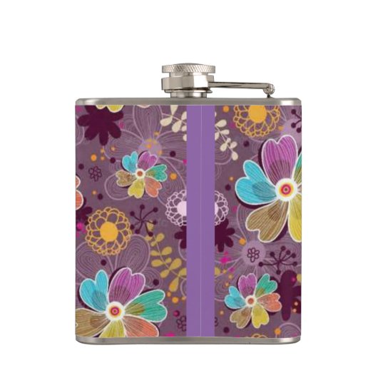 花女性 フラスク (裏面)