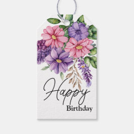 花好きの人の ギフトタグ