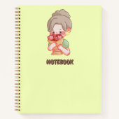 花好き🌸💗💚 ノートブック (正面)