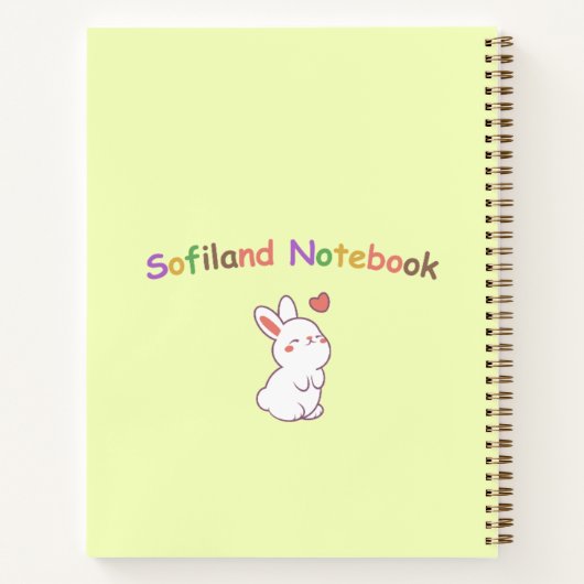 花好き🌸💗💚 ノートブック (裏面)