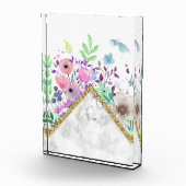 花好き |ミニマル金ゴールド フォトブロック (右)
