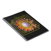 花好き |正方形の花 ノートブック (右側)