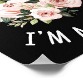 花好き |私はフローリストです ポスター (角)