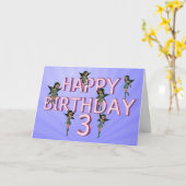 花妖精たち3rd誕生日カード カード (黄色い花)