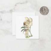 花妖精の折り畳みノートカード ノートカード (正面/裏面インサイチュ)