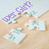 花娘の質問をする ジグソーパズル (側面)