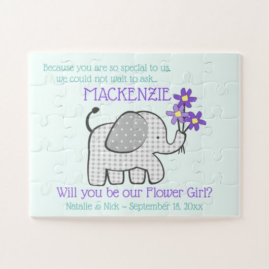 花娘の質問をする ジグソーパズル (横)