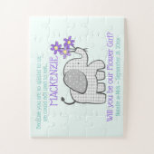 花娘の質問をする ジグソーパズル (縦)