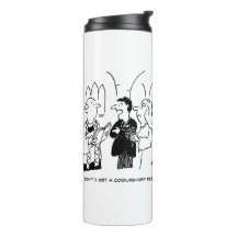 花婿が冷却期間の熱タンブを望む