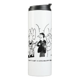 花婿が冷却期間の熱タンブを望む タンブラー