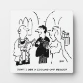 花婿が冷却期間を望おもしろいむ フォトプラーク (正面)