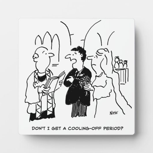 花婿が冷却期間を望おもしろいむ フォトプラーク (正面)