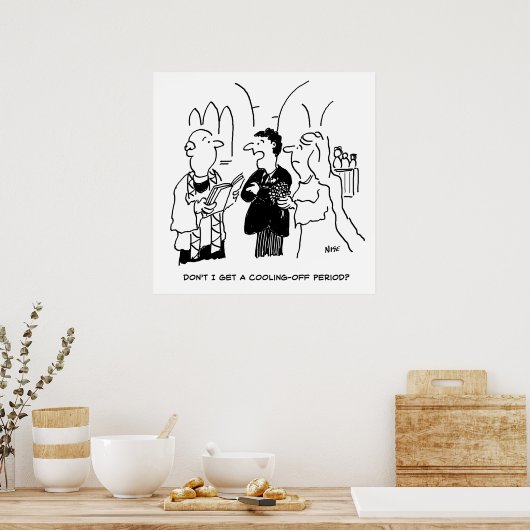 花婿が冷却期間を望おもしろいむ ポスター (キッチン)