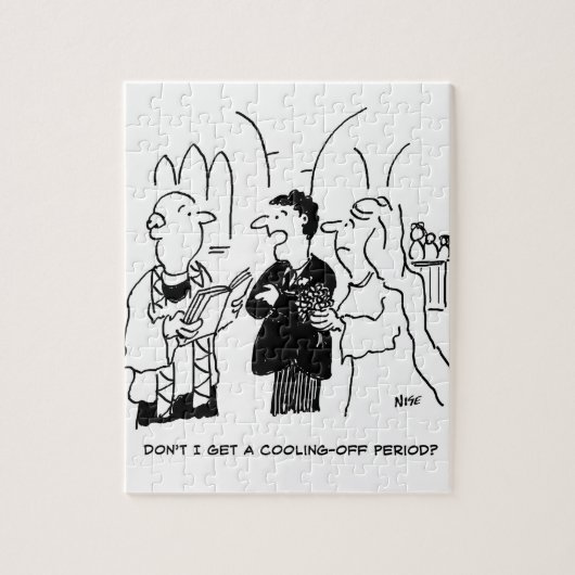 花婿が冷却期間を望む ジグソーパズル (縦)