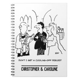 花婿が冷却期間を望む ノートブック