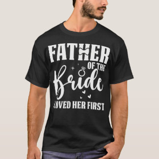花婿さんの父として最初に愛した娘の結婚式 Tシャツ