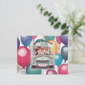 花婿と花嫁 案内ポストカード (スタンド正面)